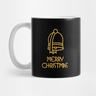 Merry Christmas Art Deco Style - Bell Mug